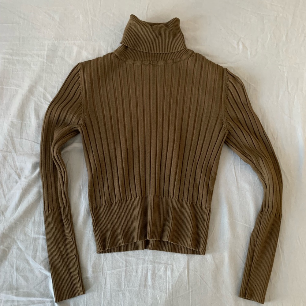 Zara Crop Turtleneck Sweater
